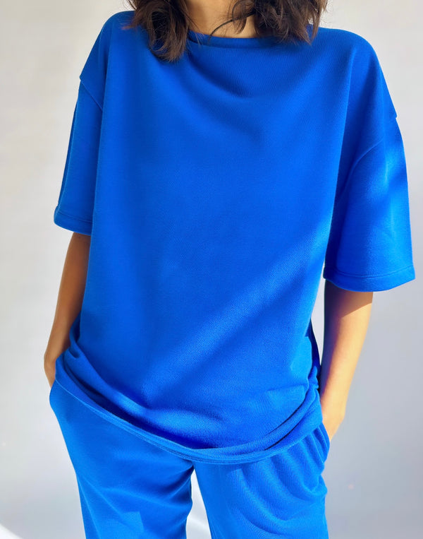 The Terry Tee 2.0 In Cobalt Blue