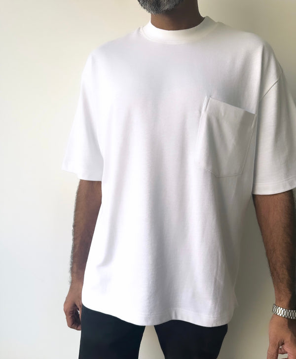 The Men's Luxe Oversized Tee In White