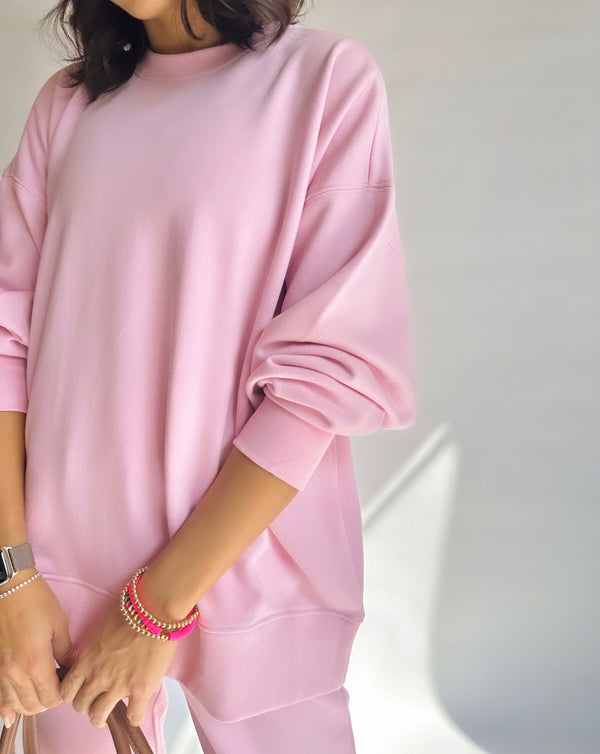 The Ultimate Crewneck In Pastel Pink (Unisex)