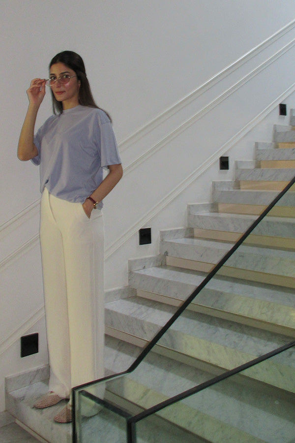 The Boyfriend Tee In Lilac Haze