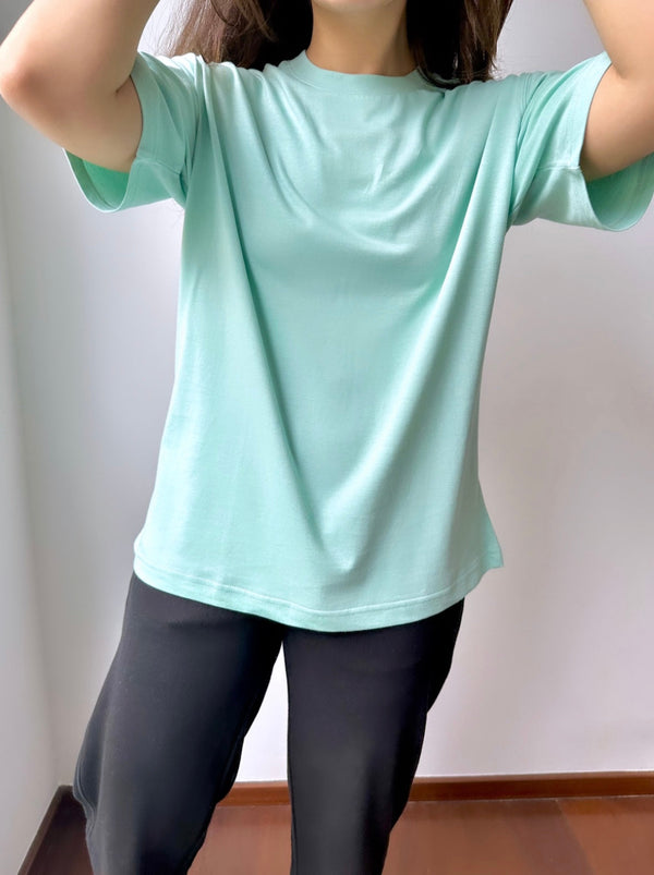 The Boyfriend Tee In Honeydew Green