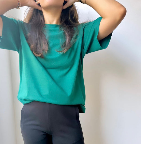 The Boyfriend Tee In Sacramento Green