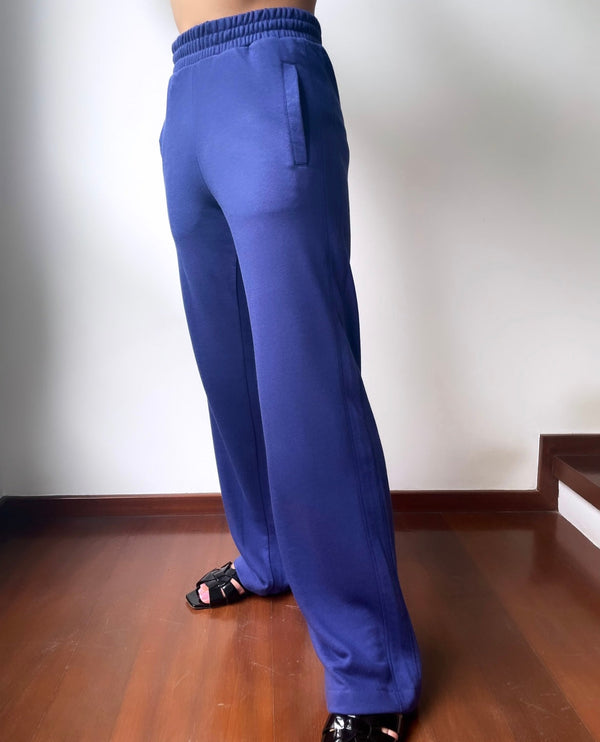 The Wide Leg Pant In Twilight Blue