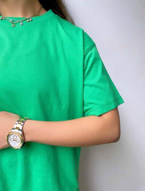 The Boyfriend Tee In Kelly Green